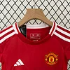 2024/2025 Manchester United Home Football Shirt 1:1 Thai Quality Kids Size