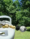 Brass Outlet Adapter Leakproof Gas Conversion Inflation Joint for Camping Picnic