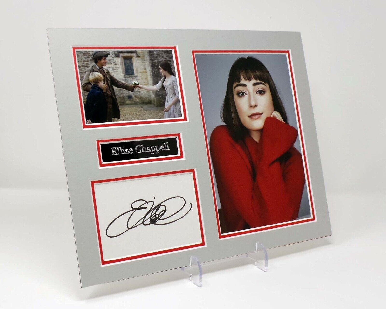 Ellise CHAPPELL Signed Mounted Photo Poster painting Display AFTAL COA POLDARK The Dragonslayer