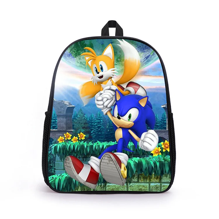 Shadow Backpack Sonic Cartoon Elementary School Student Boy's and Girl's Schoolbag