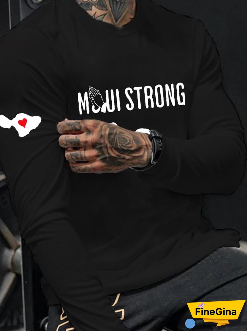 Men's Maui Casual Long Sleeve T-Shirt