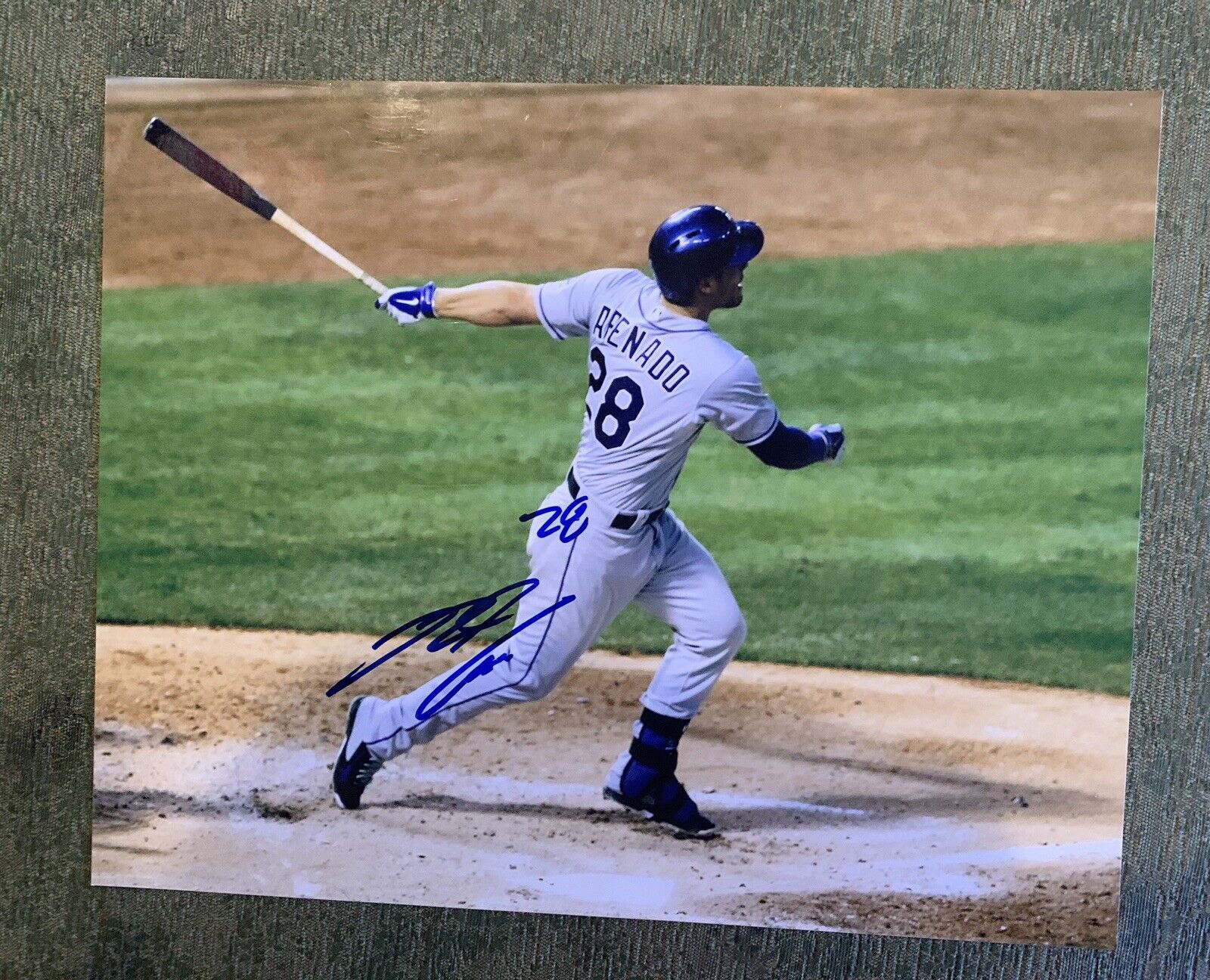 nolan arenado Signed 8x10 Photo Poster painting Pic Rockies