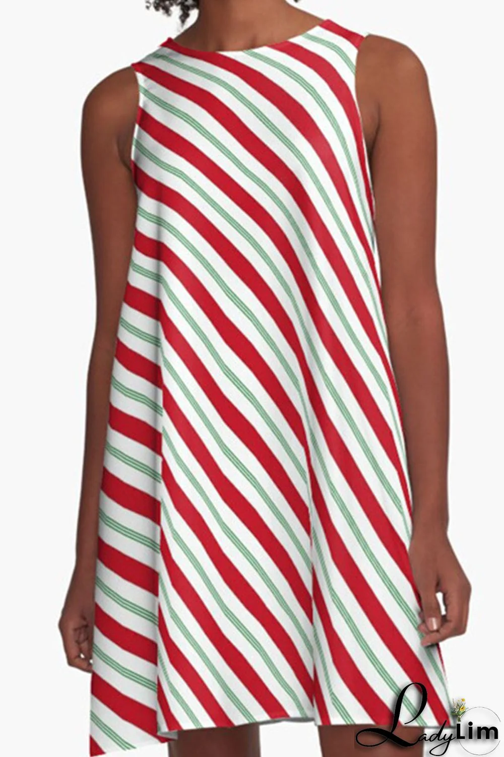 Light Pink Casual Print Patchwork O Neck A Line Dresses