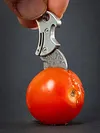 Mini Titanium Compact Bottle Opener & Cutter Small Bottle Opener Keychain Coin Knife for Packages Camping DIY & Everyday Carry Gear
