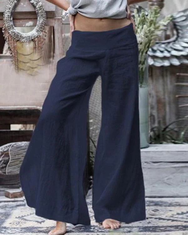 solid color women s loose casual pants p258768