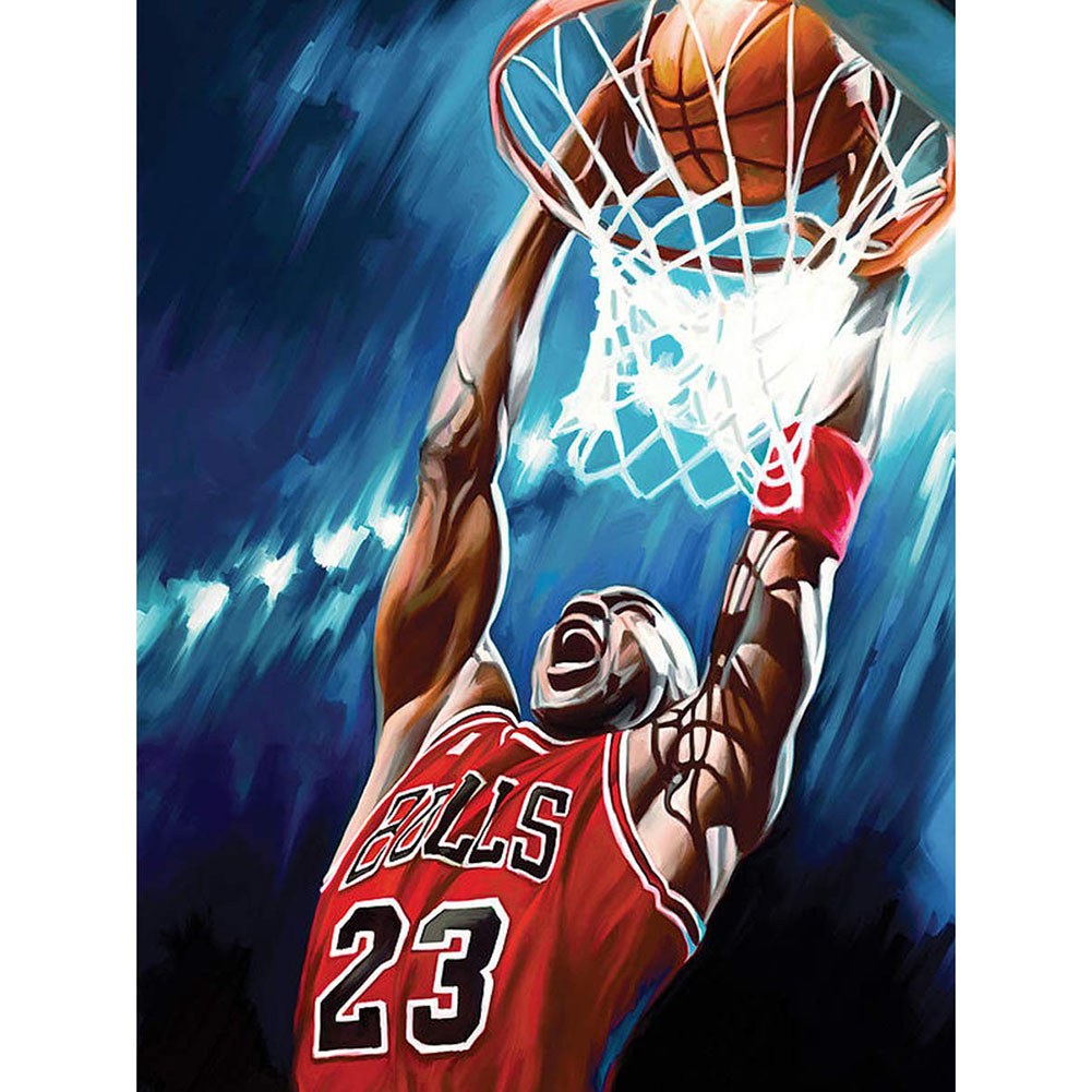 Лунный баскетболист картина по номерам