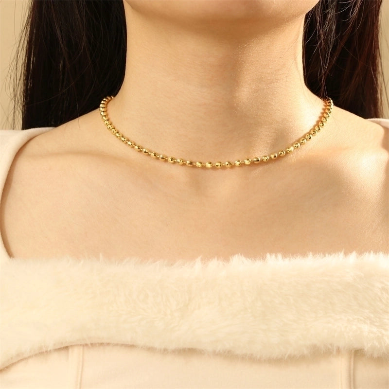 Copper 18K Gold Plated Minimalist Classic Style Patchwork Plating Pentagram Paper Clip Can Pendant Necklace