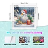 Diamond Painting - Partial Special Shaped Drill - Winter Xmas Duck(Canvas|30*30cm)