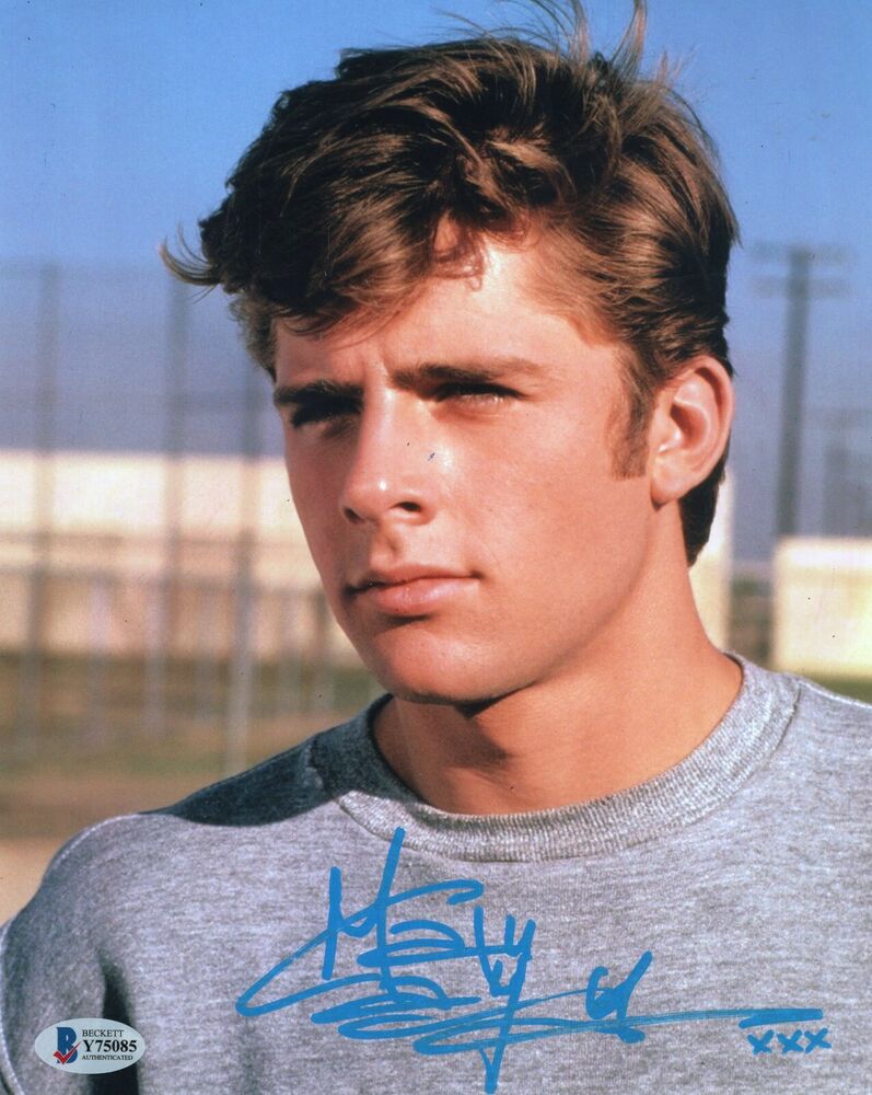 Maxwell Caulfield Signed 8x10 Photo Poster painting w/Beckett Y75085 Grease 2 Mitchell