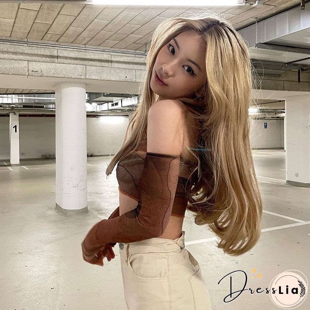 90S Women Aesthetic Brown Corset Top Vintage Crop Top Y2K Grunge Kawaii With Glove Fashion Sweats Summer Sexy Camis Korean Style