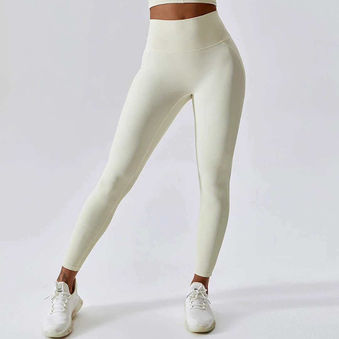 Solid color high elasticity movement Leggings