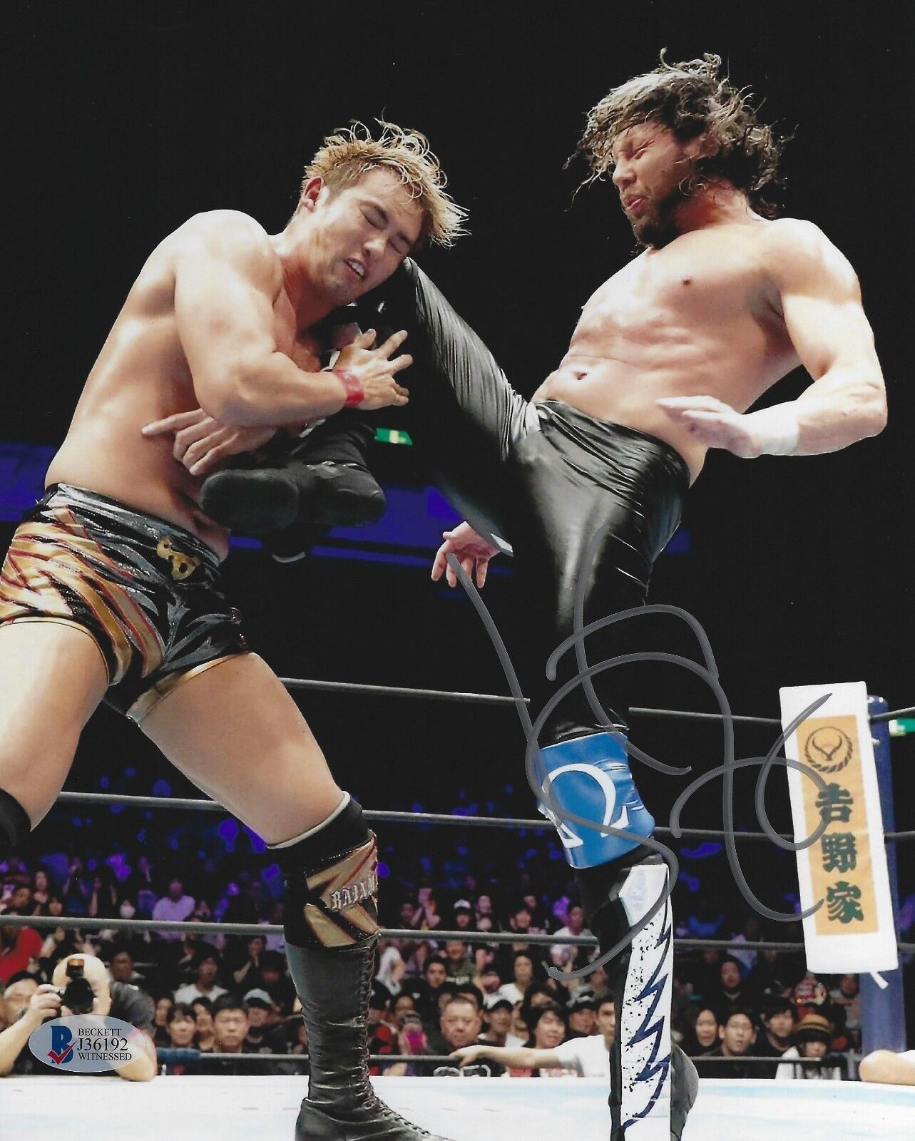 Kenny Omega Signed 8x10 Photo Poster painting BAS COA New Japan Pro Wrestling Bullet Club Auto 0