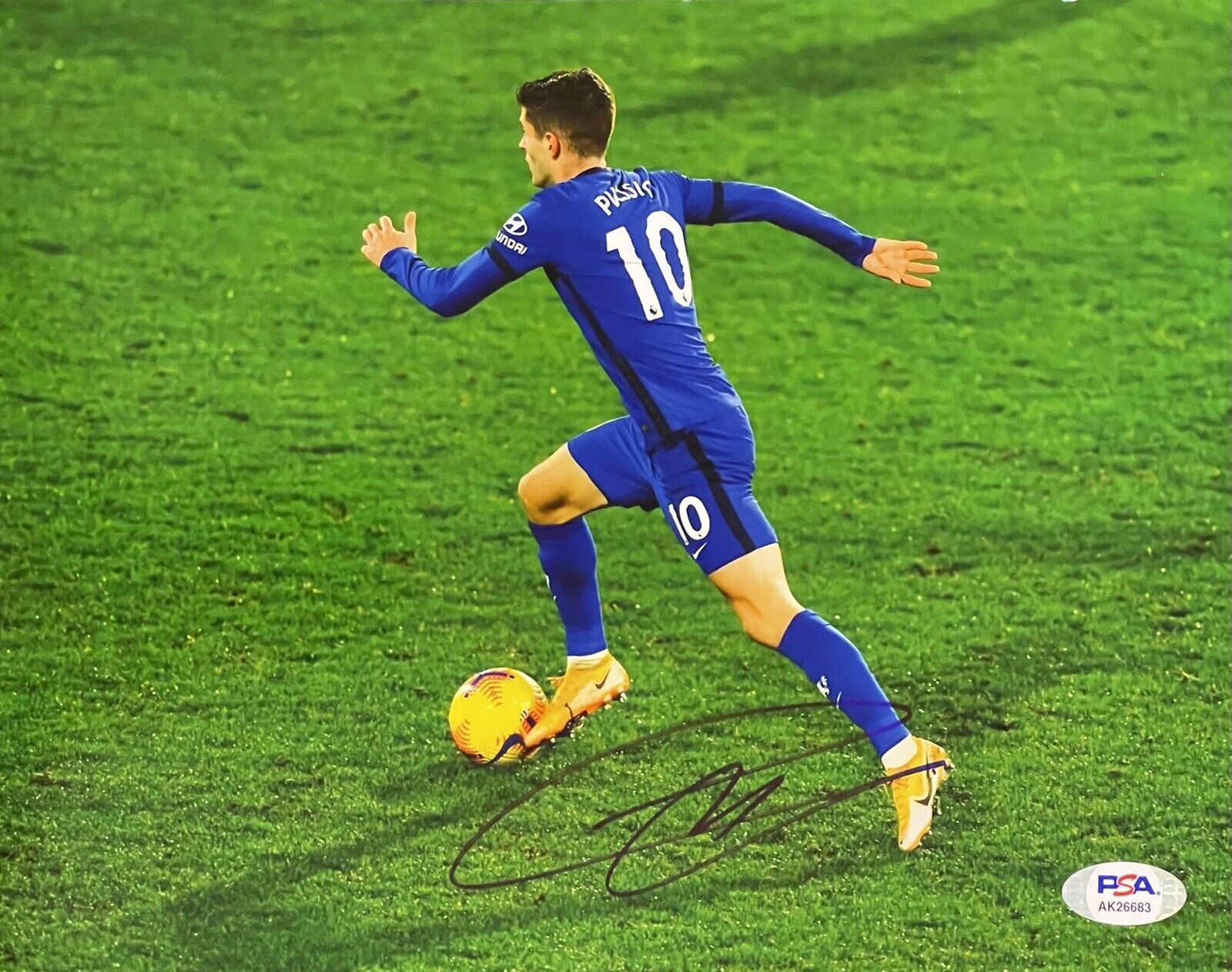 Christian Pulisic Signed Autographed Team USA 8x10 Photo Poster painting Chelsea FC Psa/Dna