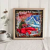 Diamond Painting-DIY Full Round Drill Christmas Car