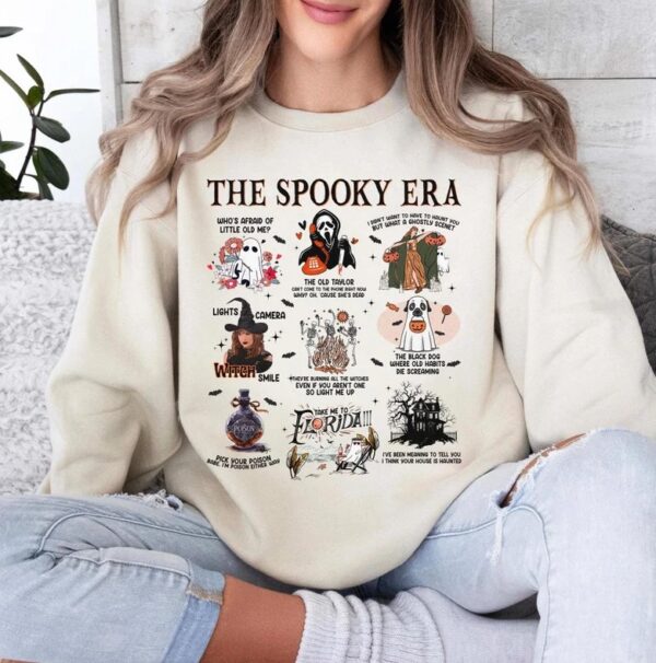 Loveyoufancy Spooky Era Halloween Vintage Sweatshirt