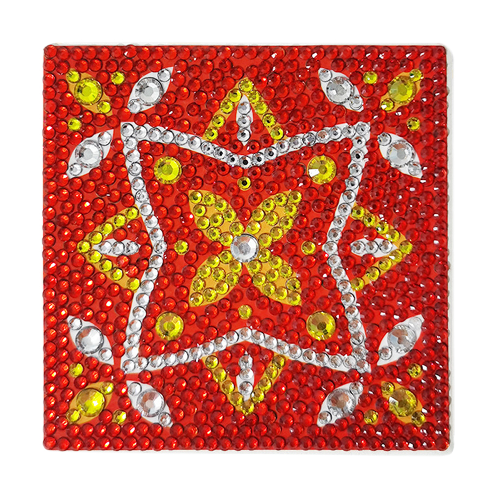 

Red Insulation Ceramics Coaster - 5D DIY Craft Coaster, 501 Original