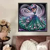 Beaut&eacute; avec belle peinture diamant en forme de skirt_special-30 * 30cm
