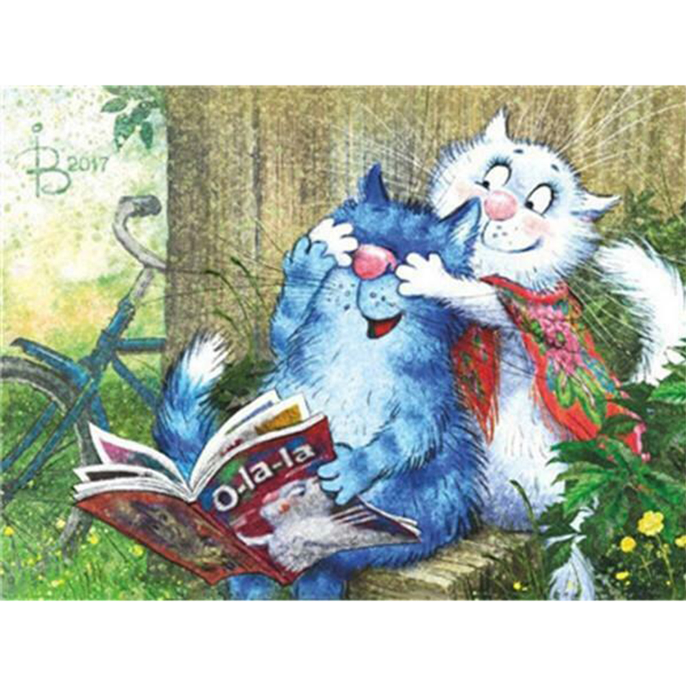 

50*40cm - Painting By Numbers - Cat, 501 Original