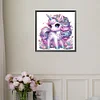 Diamond Painting -DIY Full Square Drill Black White Unicorn(35x35cm)