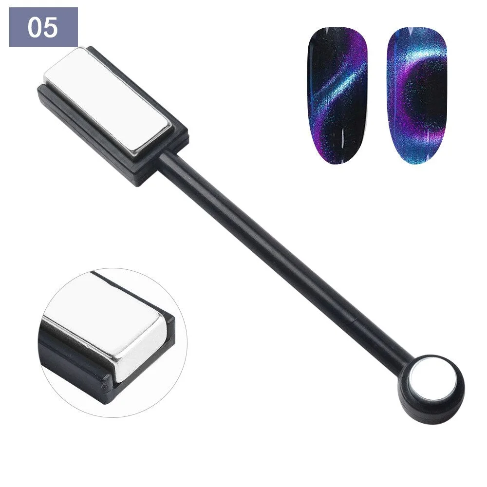 1pcs Nail Art Magnet Stick Cat Eye Effect Powerful Magnet Nail Tool Which Can Be Used To Polish The Nails with UV Gel for Cats