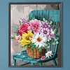 (US Only)Partial AB Diamond Painting - Full Round Drill - Flower Basket (Canvas|45*55cm)