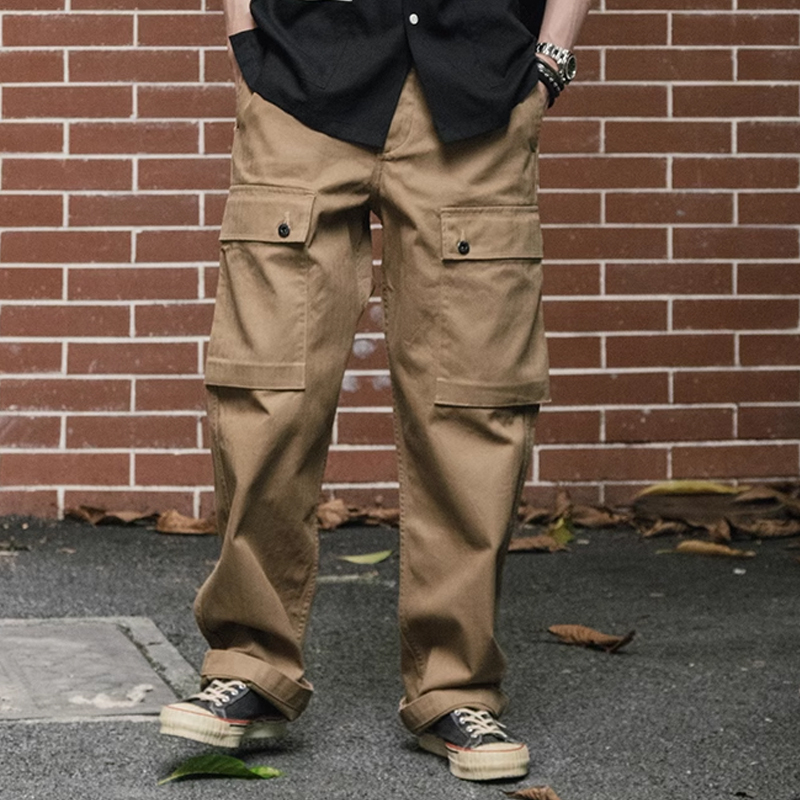 Men's USMC P-44 Herringbone Cargo Khaki Pants