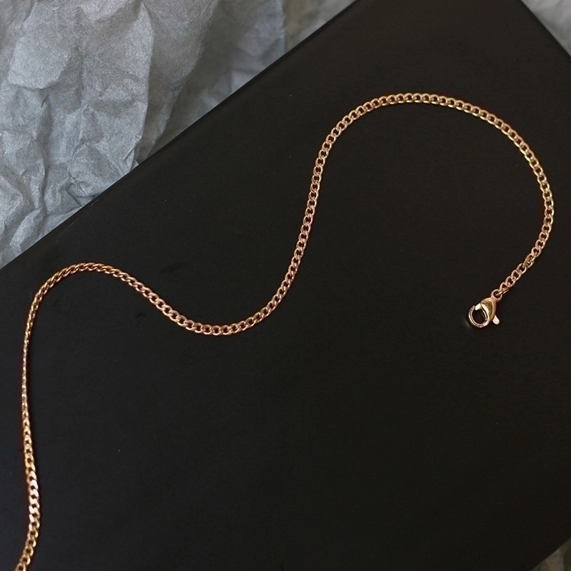 304 Stainless Steel 18K Gold Plated Necklace