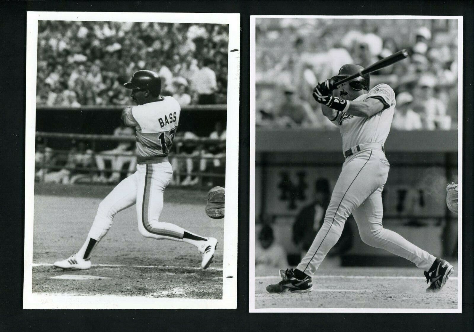 Houston Astros LOT of 6 Press Original 5 x 7 B&W Photo Poster paintings