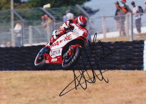 Hector Barbera Ducati Signed Photo Poster painting 5x7 2011 1.