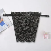 Buyerint Women Quick Easy Clip-on Lace Fragment Camisole Bra Insert Wrapped Chest Overlay Modesty Panel