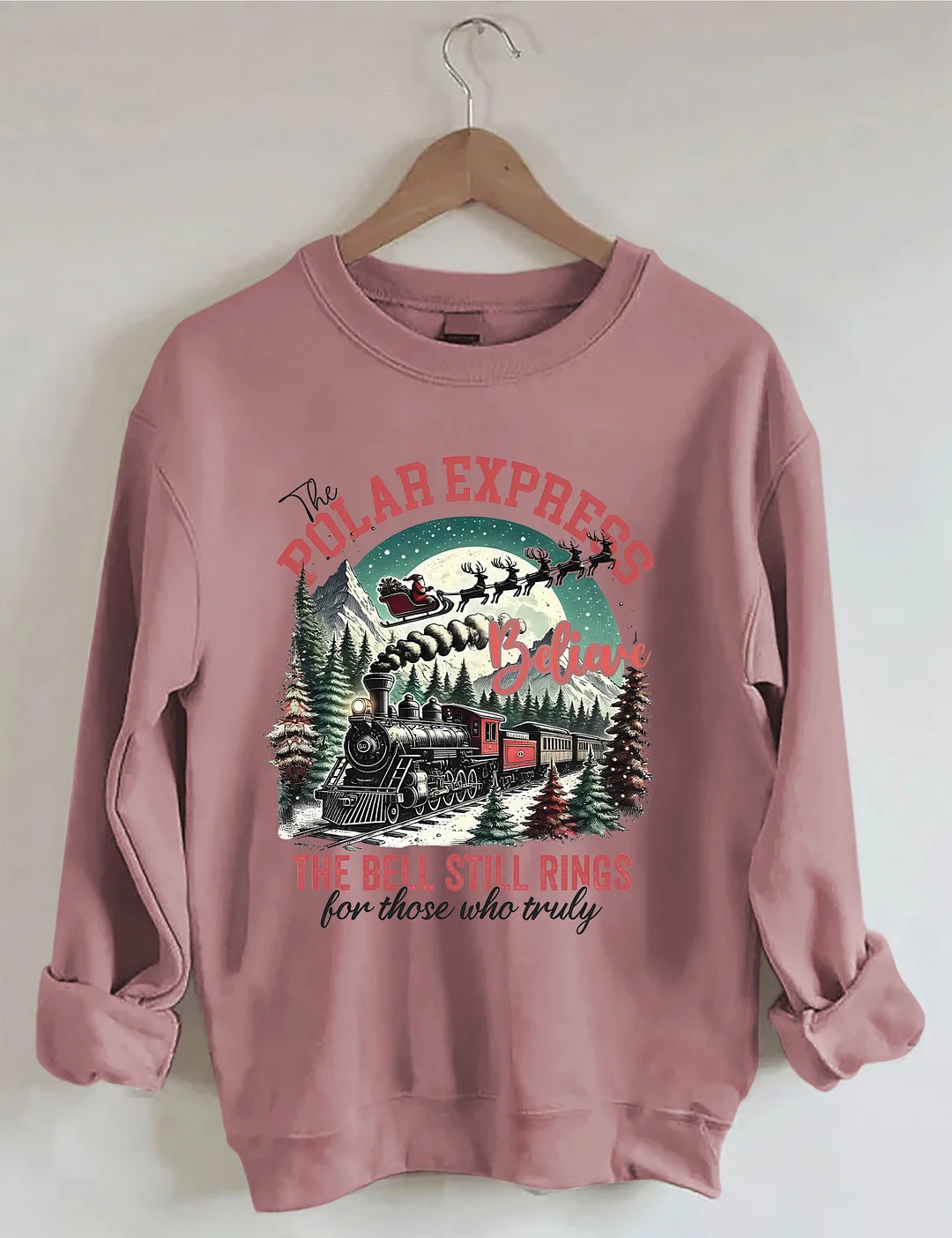 Polar Express Blieve The Bell Still Rings Sweatshirt