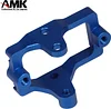 AMK TRX4M Upgrades Aluminum Alloy Steering Servo Mount Bracket for 1/18 RC Crawler Accessories 97054-1 Defense 97074-1 Bronc (Red)
