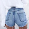 Women's Super High Waist Denim Shorts by Inlyline