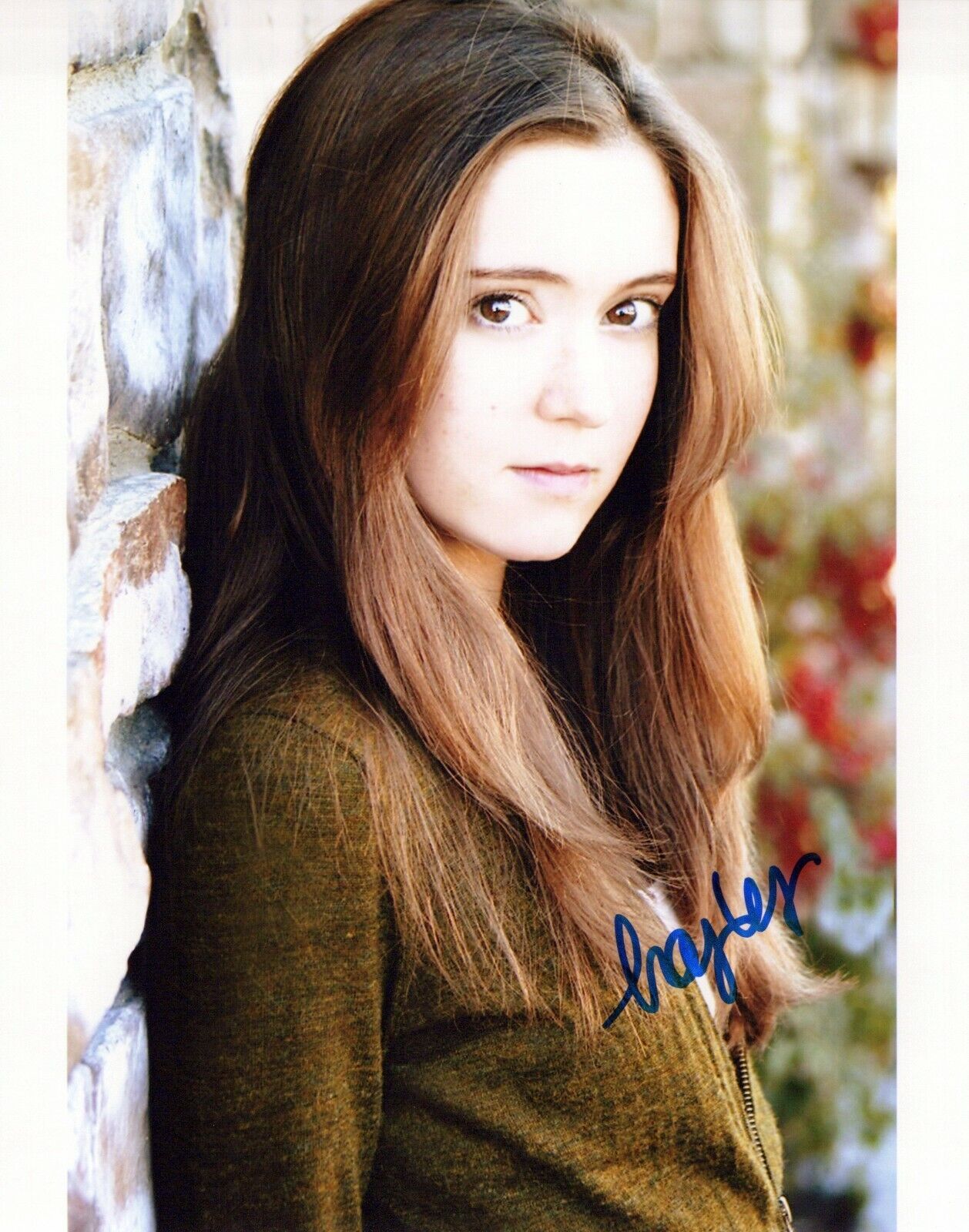 Hayley McFarland glamour shot autographed Photo Poster painting signed 8x10 #2