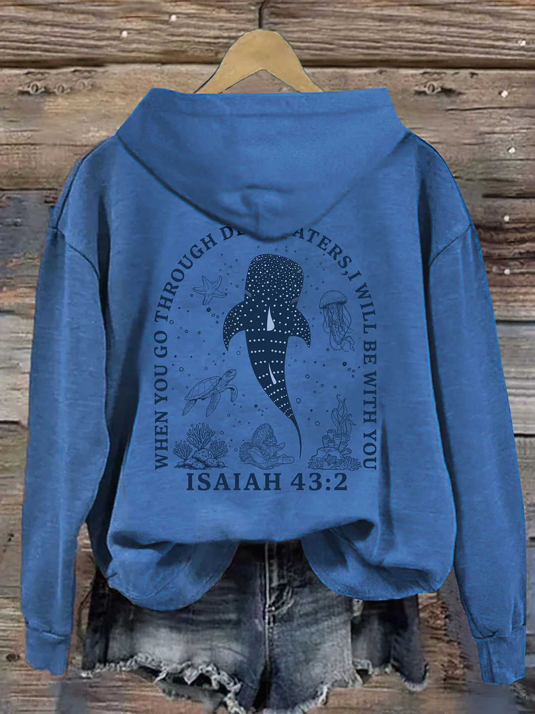 When You Go Through Deep Waters Hoodie
