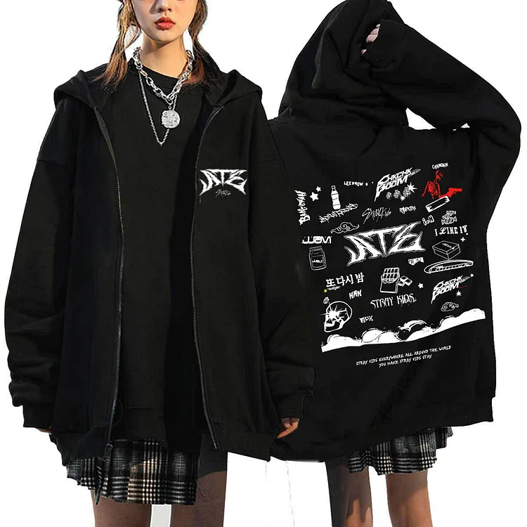 2025 Stray Kids dominATE World Tour Zip-Up Hoodie
