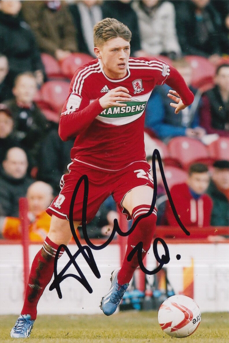 MIDDLESBROUGH HAND SIGNED ADAM REACH 6X4 Photo Poster painting 1.