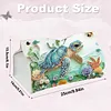 Ocean Turtle Floral DIY Diamond Painting PU Tissue Holder Box