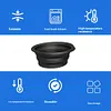 Silicone Face Ice Bath Bowl Folding Cold Plunge Basin Built In Icetray Skin Care