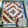 【2023 NEW】 Log Cabin Bouquet Quilt Template Set- With Instructions