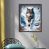 Wolf-11CT Stamped Cross Stitch 40*50cm/15.75*19.69in