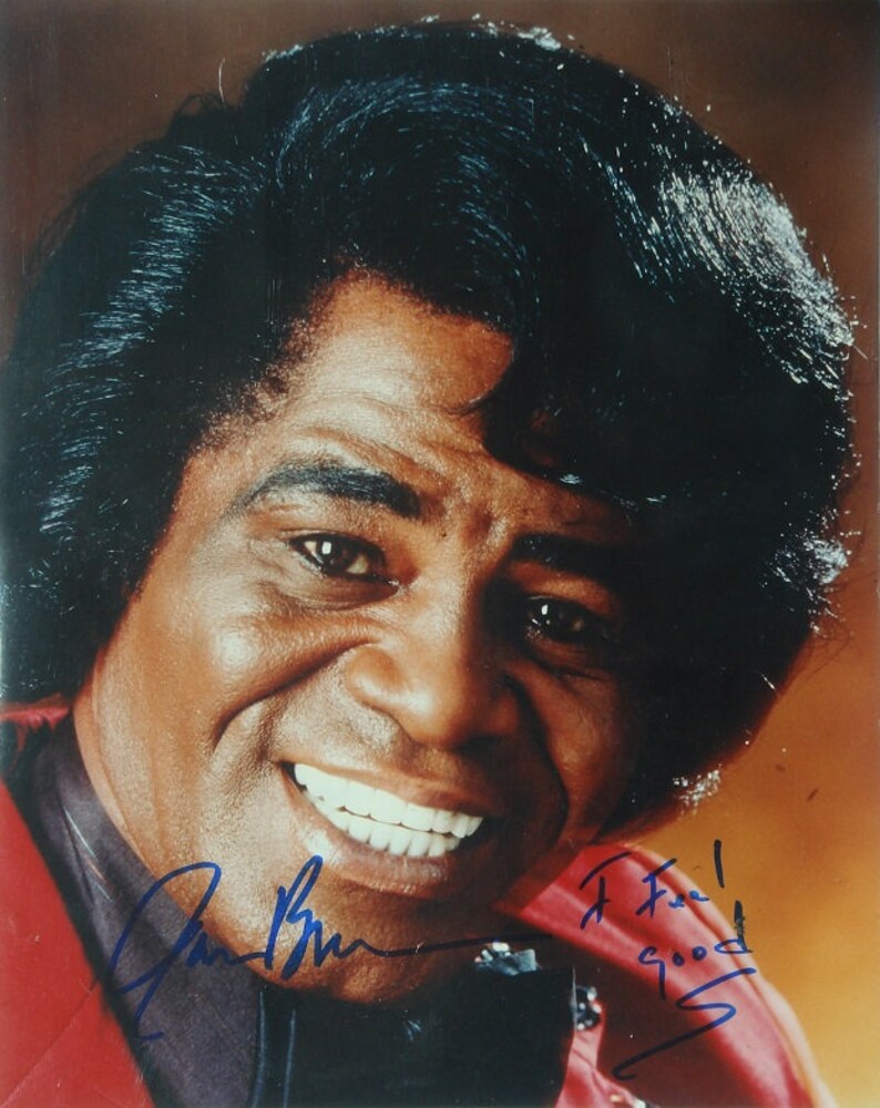 JAMES BROWN SIGNED Autographed Photo Poster painting Godfather Of Soul wcoa