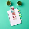 Counted Cross Stitch Flowers Bookmarks 14CT 2-Strand DIY Embroidery Set (C)