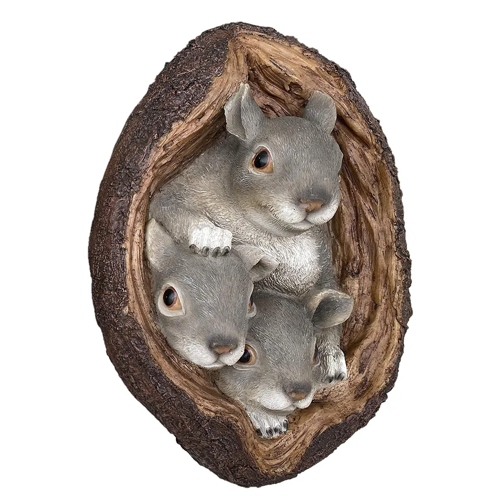 Resin Squirrel Garden Statue Gift Outdoor Decoration Courtyard Accessories