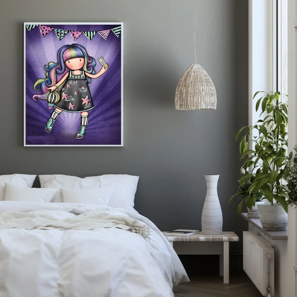 Grace Dolls 5D DIY Diamond Painting Kits Full Round Drill Wall Art Decor (G1106)