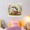 Hedgehog-11CT Stamped Cross Stitch 40*40cm/15.75*15.75in