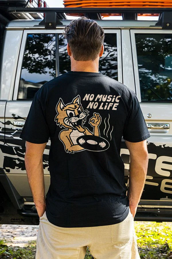 No Music No Life T-shirt