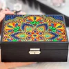 DIY Diamond Painting PU Partial Special Shaped Mandala Diamond Art Bracelet Organizer Storage Box Kit