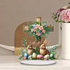 Acrylic 2D Flat Print Easter Cross DIY Desktop Diamond Art Kit for Bedroom Table