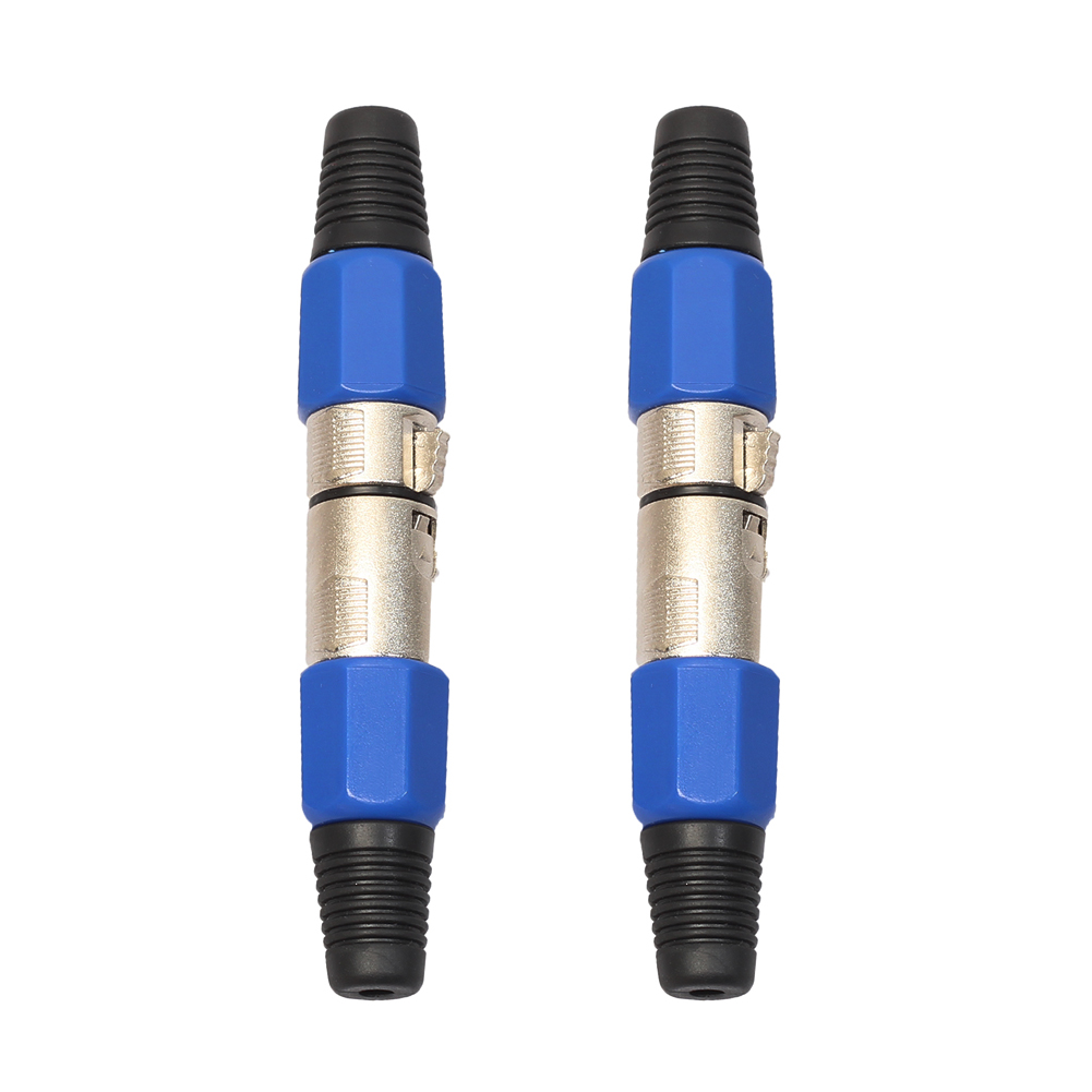 

2/5/10Pairs XLR 3Pin Female MIC Jack Plug Audio Microphone Cable Connector, 501 Original